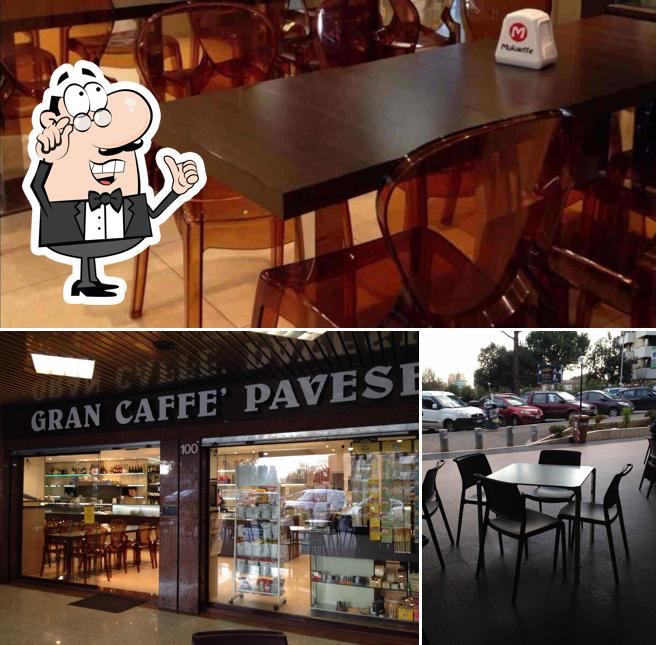 Gli interni di Gran Caffè Pavese