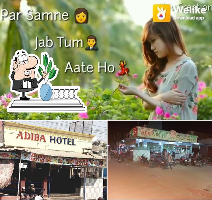 The exterior of Adiba Hotel