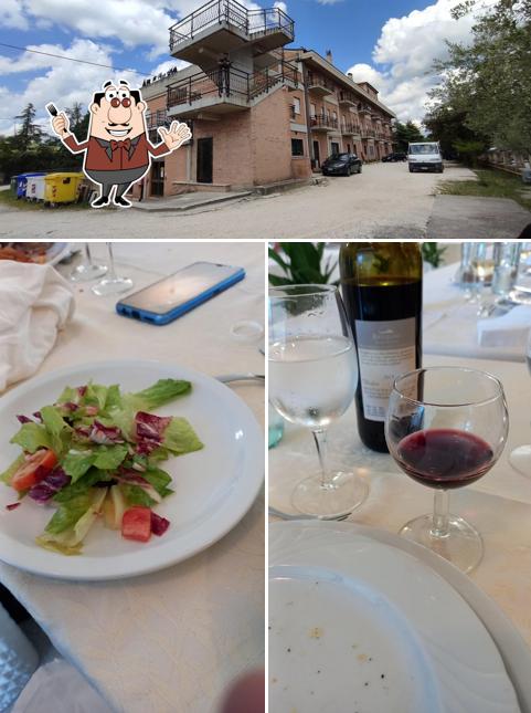 Guarda la foto che mostra la cibo e esterno di Albergo Ristorante Le Grazie Sas