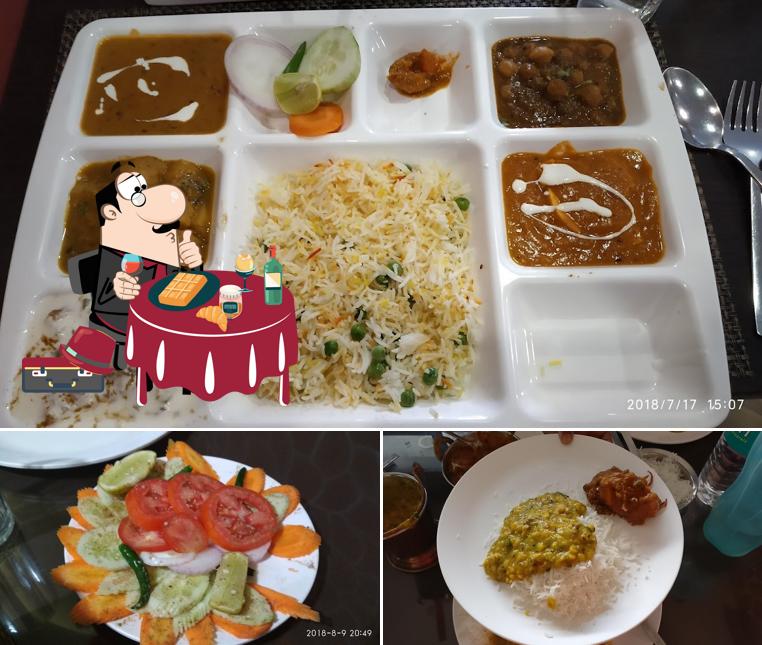 Hotel rajdarbar provides a variety of sweet dishes