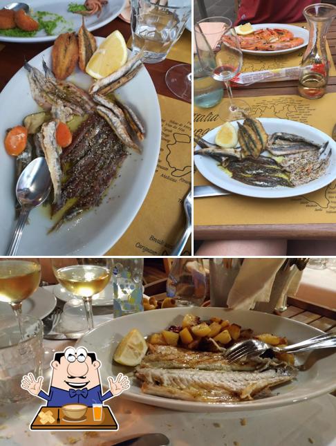 Spigola al la piola di lerici