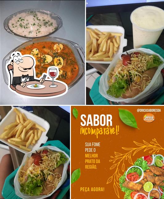 Comida em Restaurante Sabores da Drika