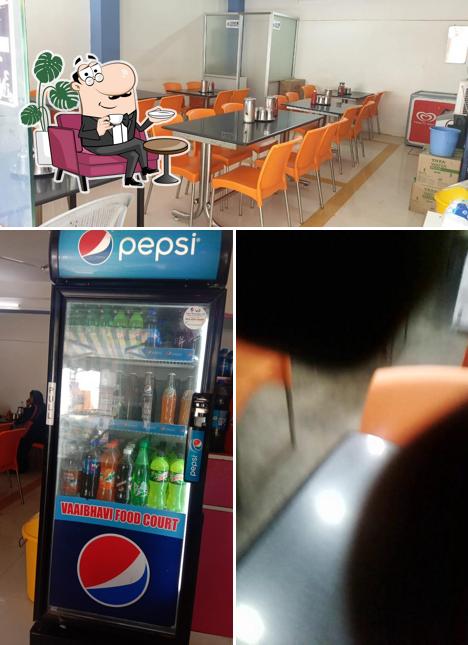 The interior of Vaaibhavi Food Court