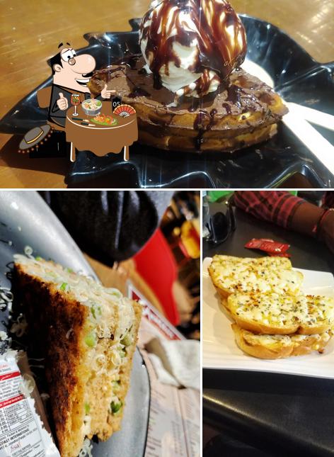 Food at Shambhu's Coffee Bar