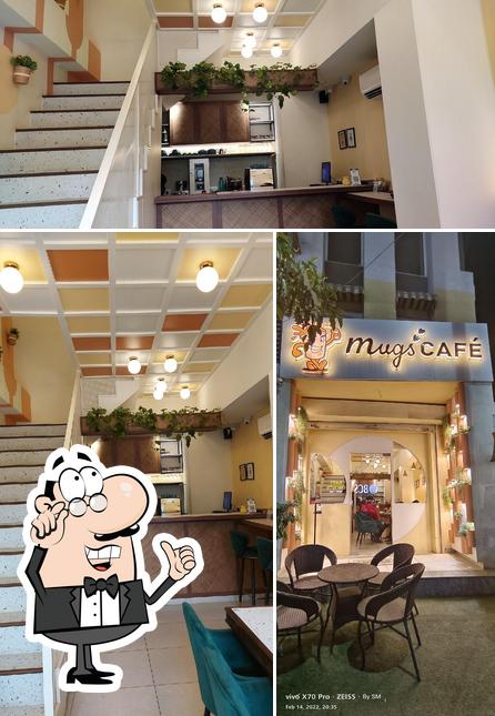 The interior of Mugs Cafe