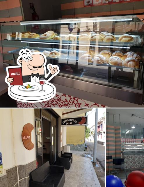 Questa è la foto che raffigura la cibo e interni di Cornettificio Nisi