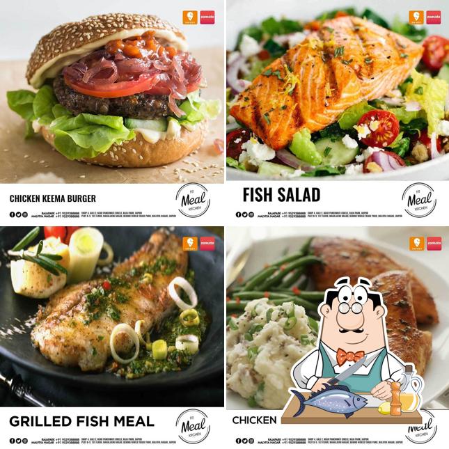 Grilled salmon at Food Fit