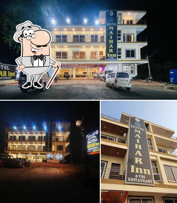 The exterior of Hotel Maihar Inn