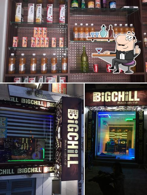 The interior of Just big chill coffee and shakes