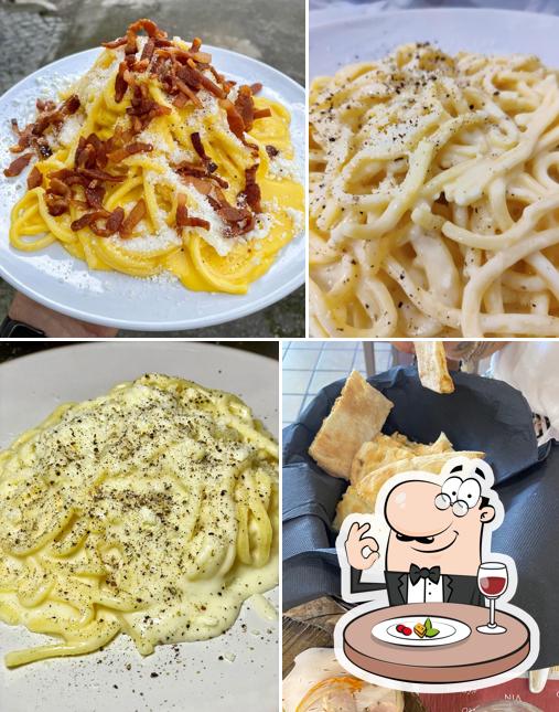 Platti al Osteria "Dar Matriciano"