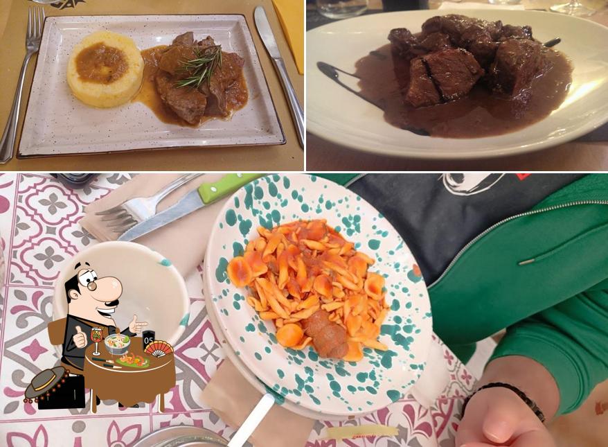 Platti al Osteria Dello Zingaro