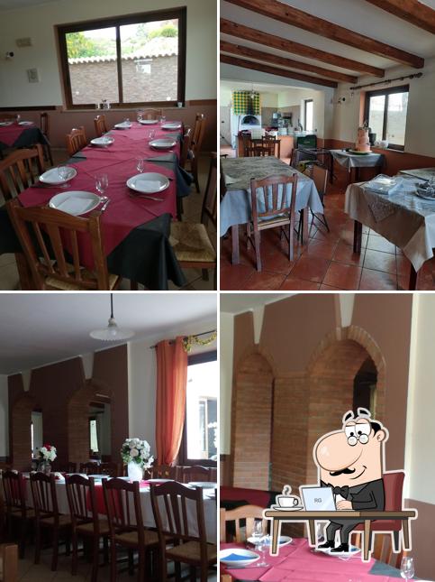 Gli interni di Trattoria da Marcello