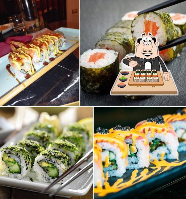 Prenditi le varie opzioni di sushi