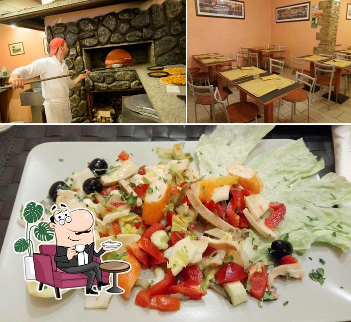 S.O.S. Pizza & Pasta si caratterizza per la interni e cibo