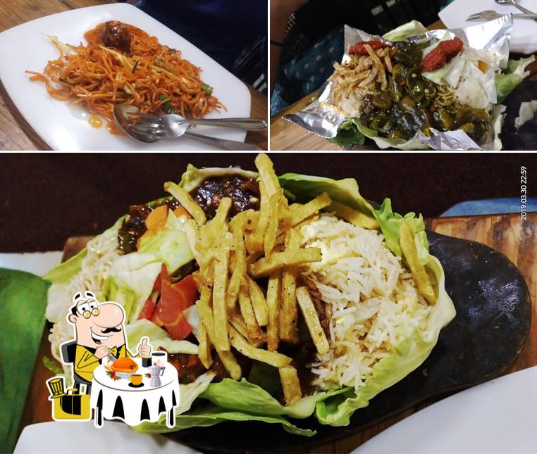 Food at Wok n Roll