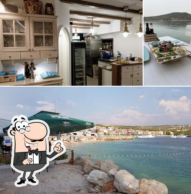 Gli interni di Konoba Toni