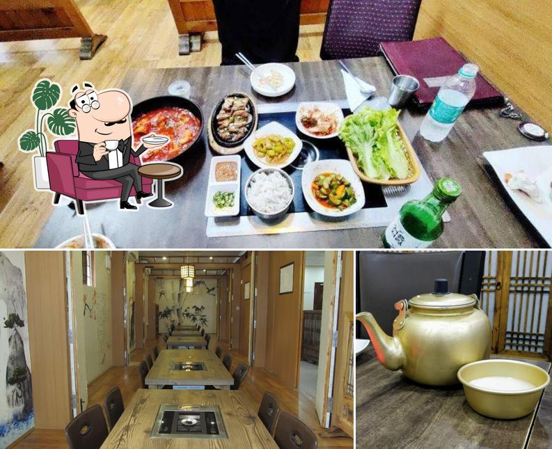 The photo of interior and drink at Arirang Korean Restaurant