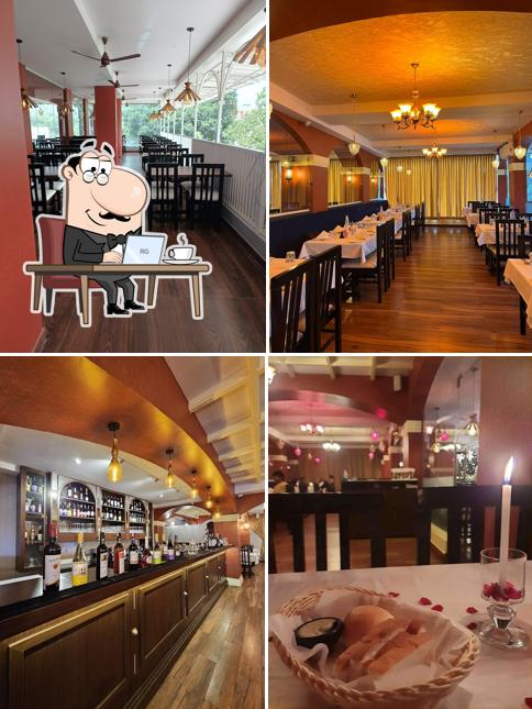 The interior of Bologna Italian Restaurant - Whitefield