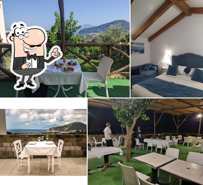 Gli interni di Casale Guarracino