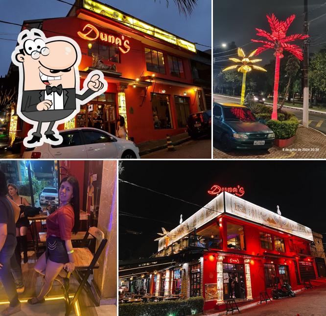 O exterior do Duna's Bar