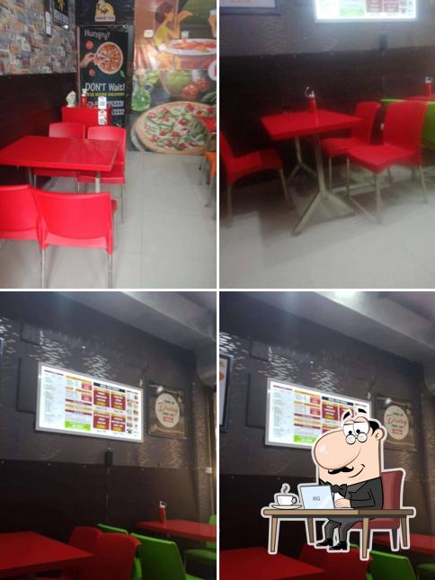 Check out how Hunger's Pizza looks inside