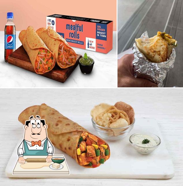 Samosa at Mealful Rolls - India's Biggest Rolls