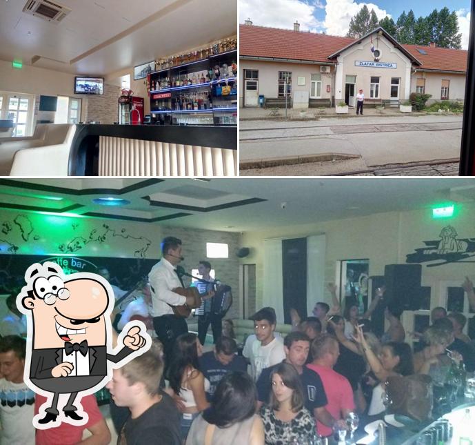 Questa è la immagine che presenta la esterno e interni di Cafe Štacija