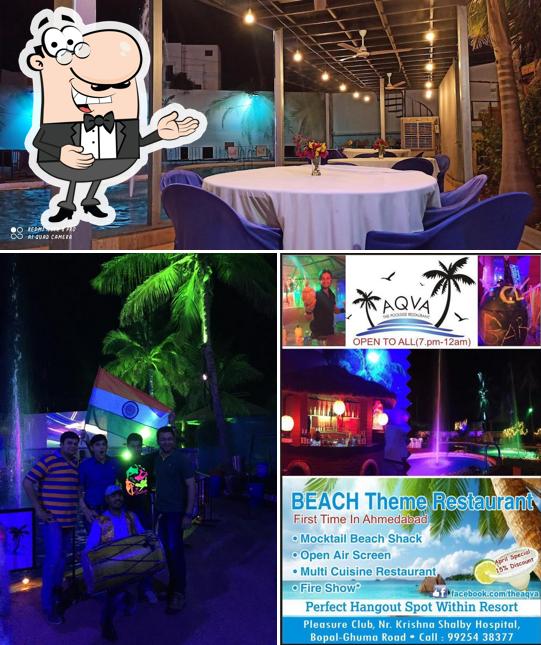 See the pic of AQVA The Pool Side Restaurant