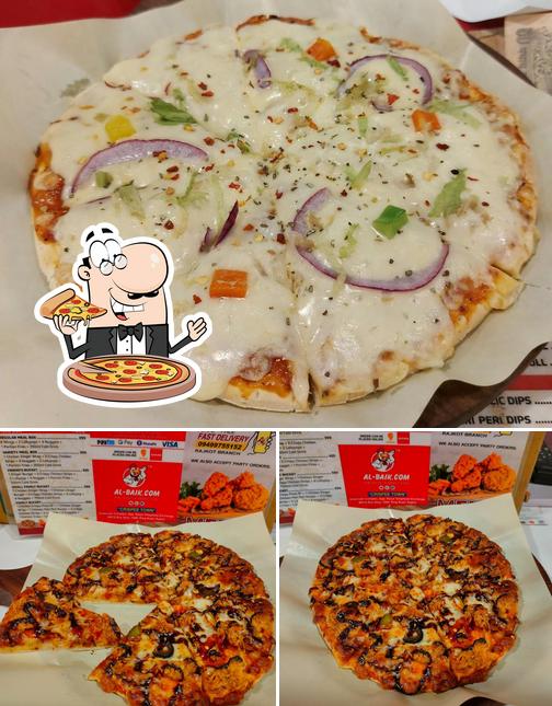 Try out pizza at Al-baik.com