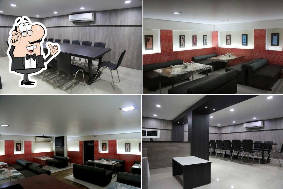 The interior of All India Restaurant - Hotel Madhuban