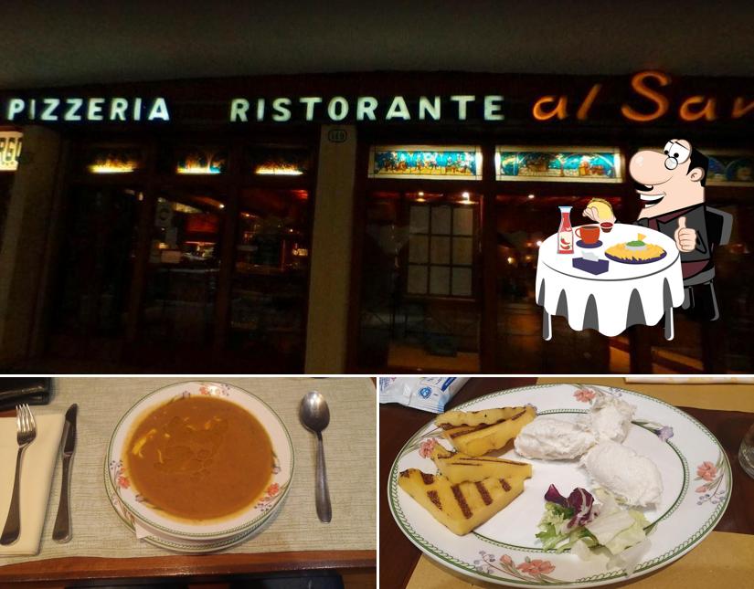 Piatto di formaggi al Al Santo