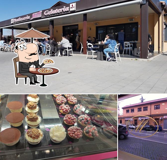 Milletti Pasticceria Gelateria Caffetteria si caratterizza per la esterno e cibo