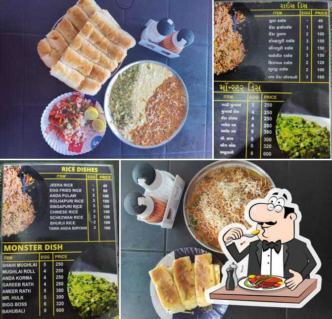 Food at Sainath Omlet Center