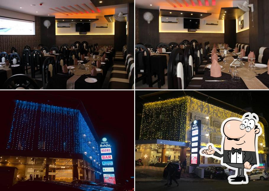 The photo of interior and exterior at Sakthi hotel