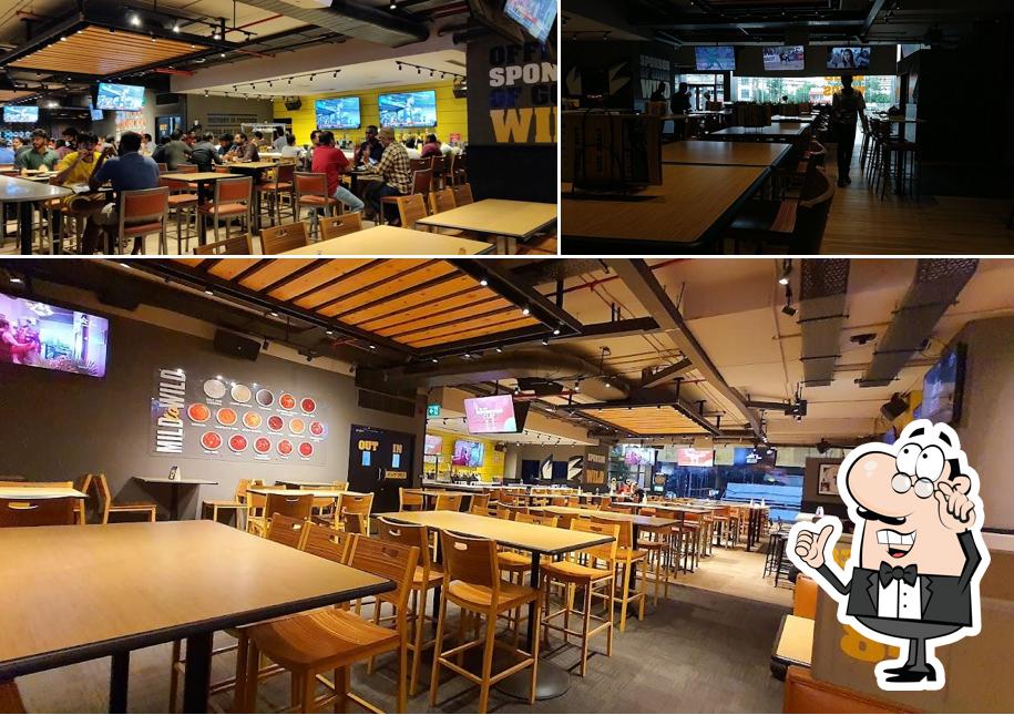 Check out how Buffalo Wild Wings (BDUBS GACHIBOWLI) looks inside
