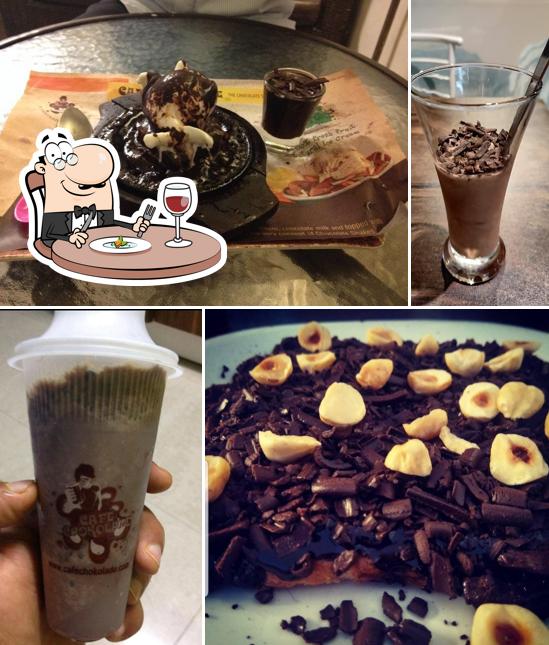 Chocolate mousse at Cafe Chokolade