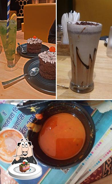 Chocolate cake at Dhun Cafe & Bakery