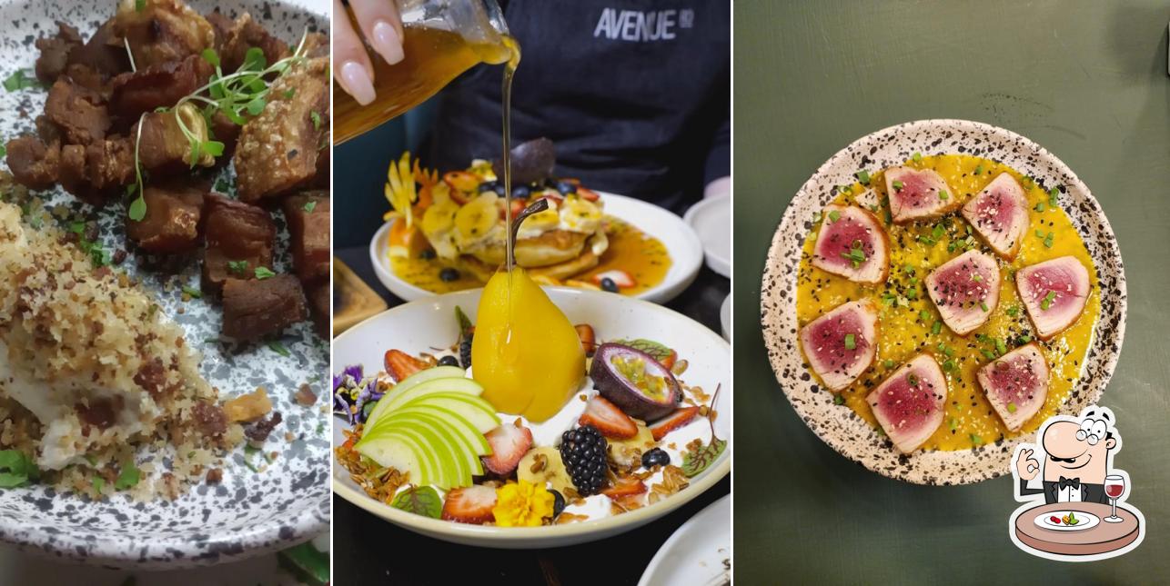 Platos en Estação 1920 Bistrô. Brunch e Wine bar