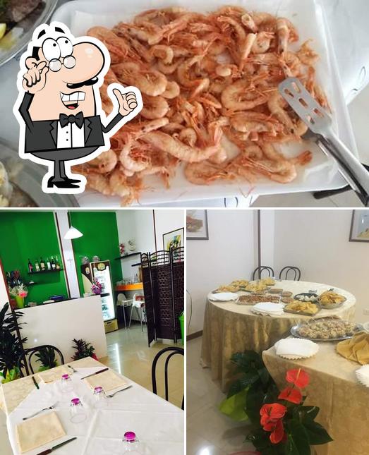 La interni e la carne del ristorante
