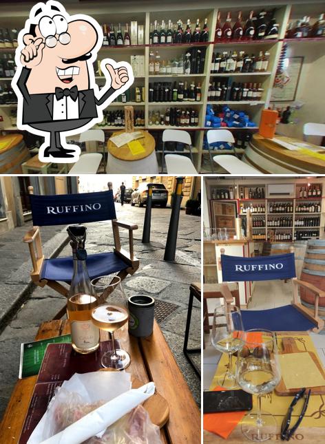 Gli interni di Vini E Delizie Firenze