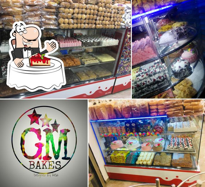 GM BAKES serves a selection of sweet dishes