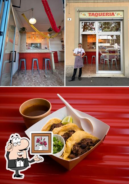 Maiz Taqueria si caratterizza per la interni e cibo