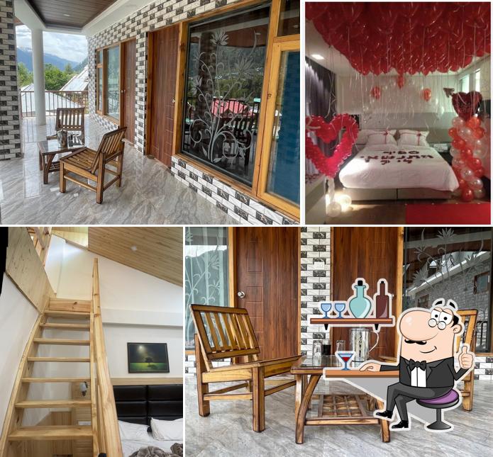 The interior of Manali vibes