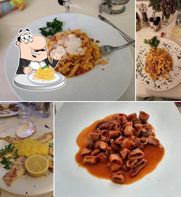 Spaghetti alla carbonara al Trattoria Vittoria