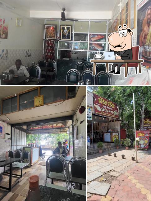 The interior of Rohit Hotel