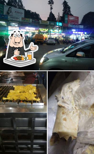 This is the picture depicting food and exterior at Taste T Bite