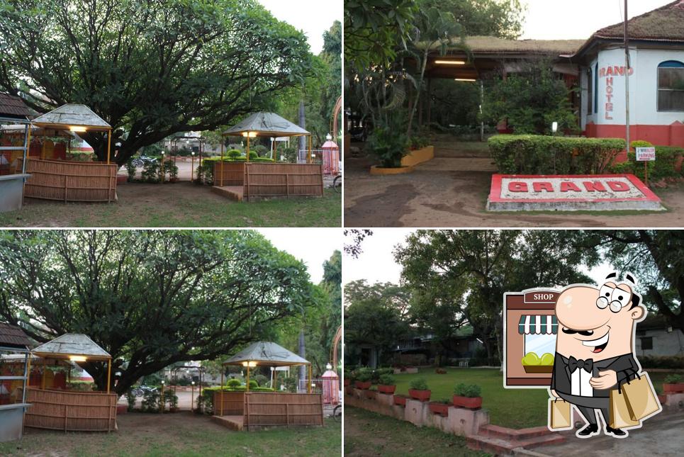 You can get some fresh air outside Grand Hotel