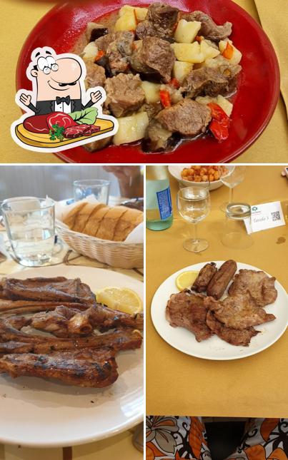 C'è un'ampia selezione di pasti per gli amanti della carne