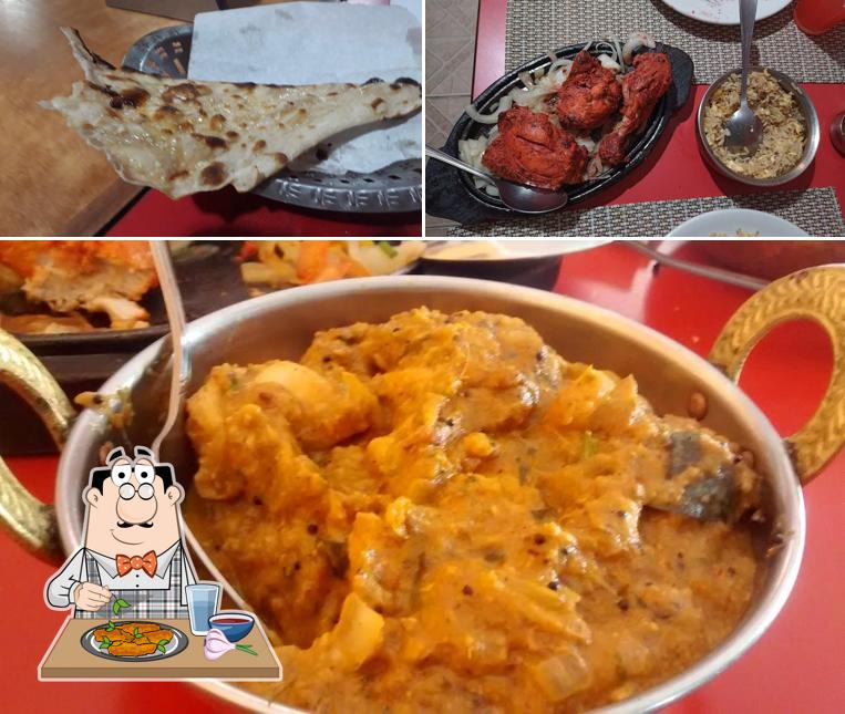 Asas de frango em Buffet Bhagwan