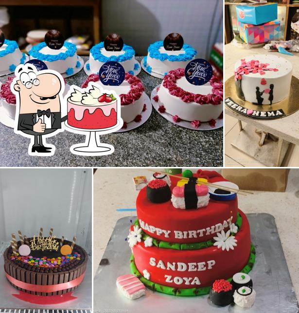 Red velvet cake at Cake House Home Delivery
